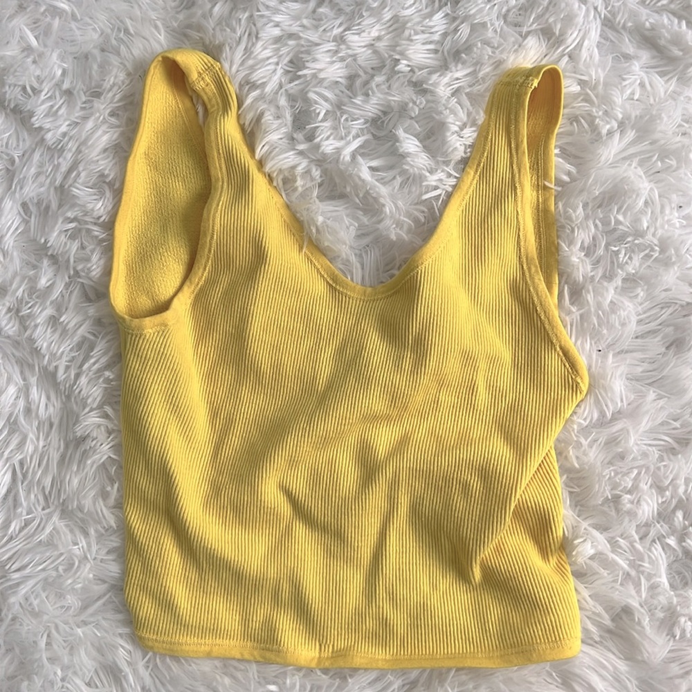Yellow urban outfitters tank